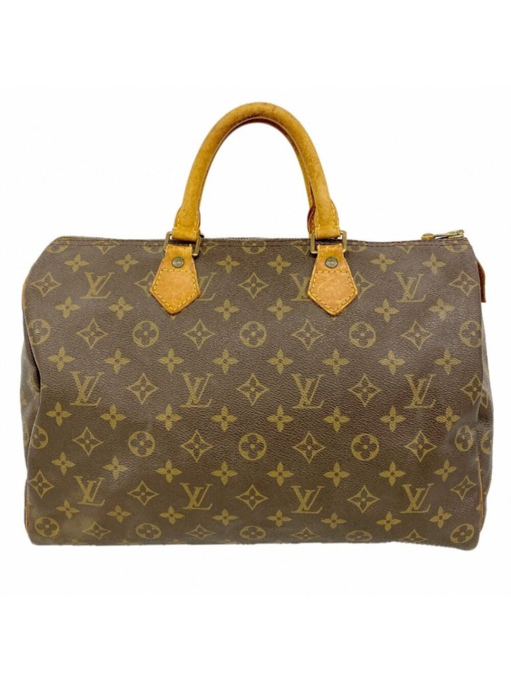 Louis Vuitton Handbag Monogram Speedy 35 Brown